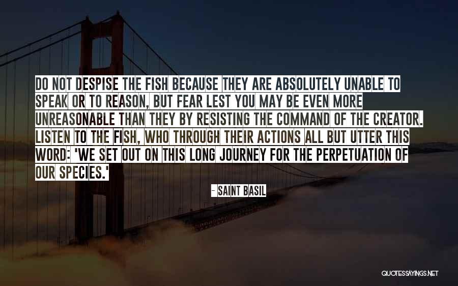 Fear To Speak Quotes By Saint Basil