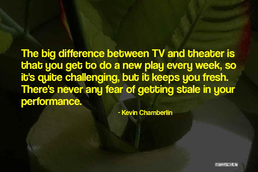 Fear Tv Quotes By Kevin Chamberlin Fear Tv Quotes By Kevin Chamberlin
