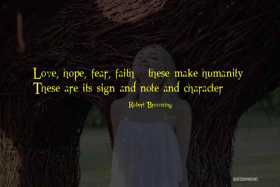 Fear Vs Hope Quotes By Robert Browning