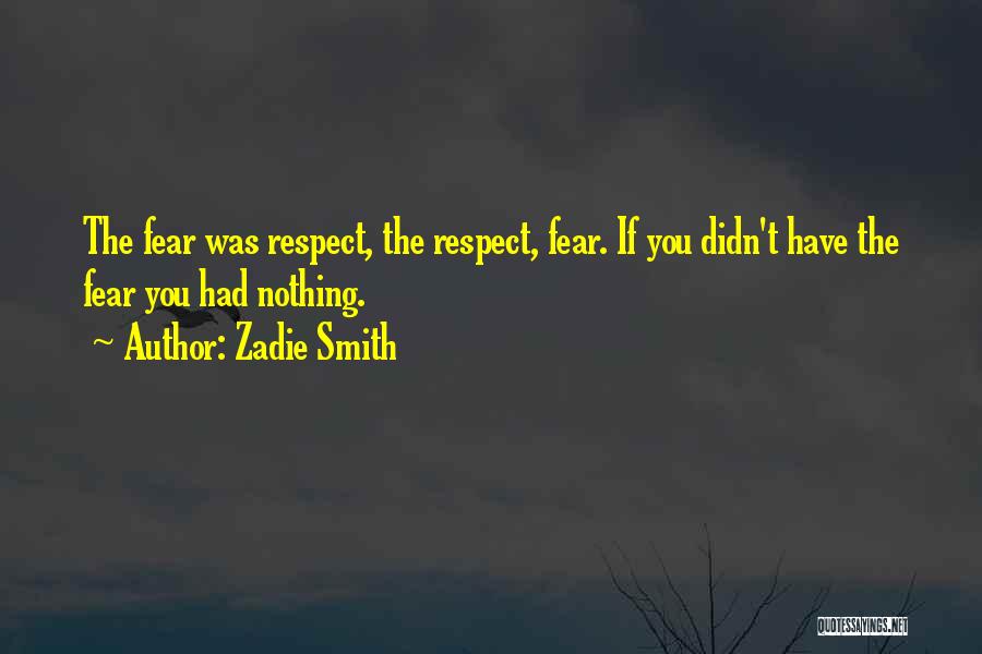Fear Will Smith Quotes By Zadie Smith