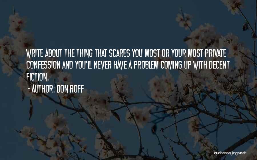 Fear You Quotes By Don Roff