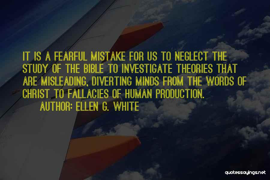 Fearful Bible Quotes By Ellen G. White