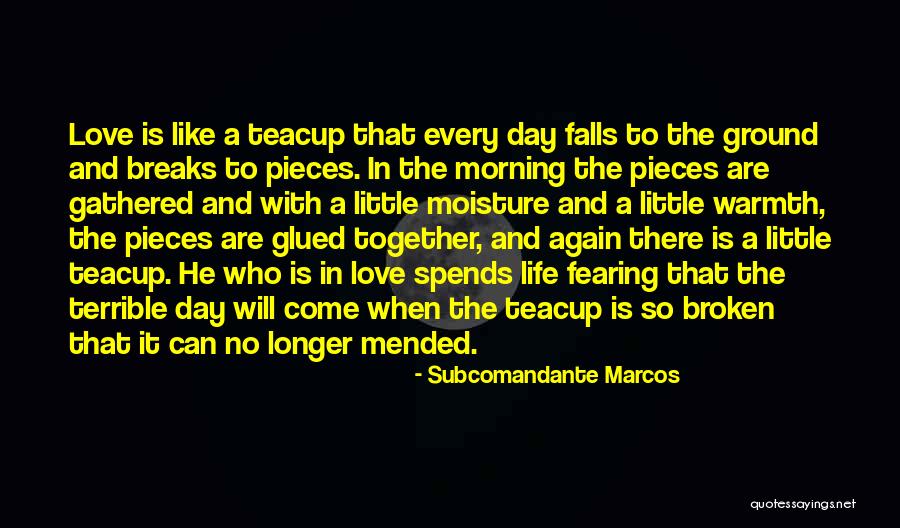 Fearing Life Quotes By Subcomandante Marcos Fearing Life Quotes By Subcomandante Marcos