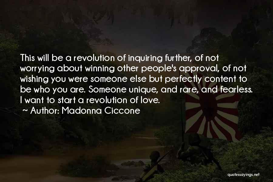 Fearless Love Quotes By Madonna Ciccone