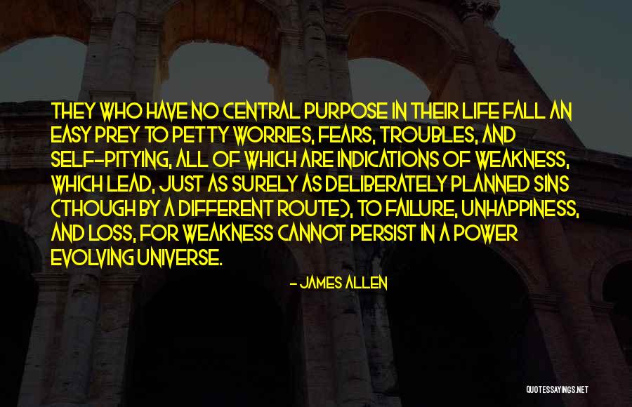 Fears And Worries Quotes By James Allen