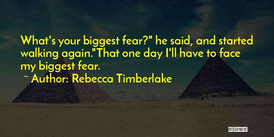 Fears And Worries Quotes By Rebecca Timberlake