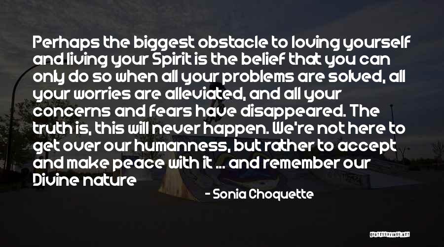 Fears And Worries Quotes By Sonia Choquette