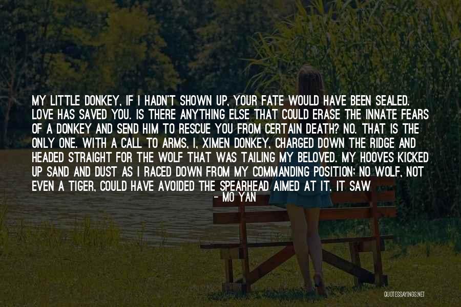 Fears Of Love Quotes By Mo Yan Fears Of Love Quotes By Mo Yan
