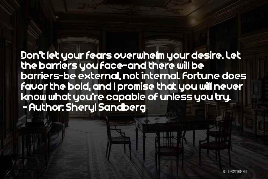 Fears Quotes By Sheryl Sandberg