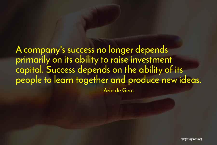 Feather And Quill Quotes By Arie De Geus Feather And Quill Quotes By Arie De Geus