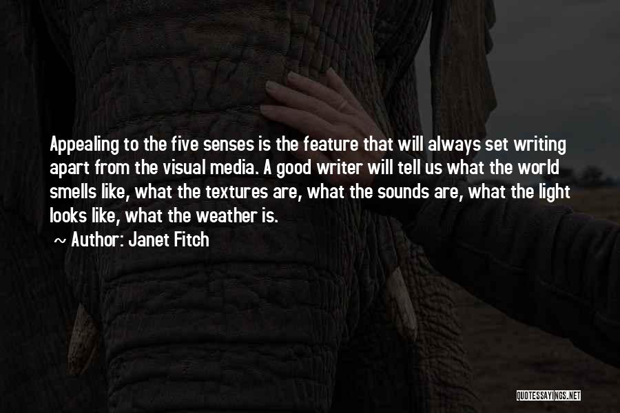 Feature Writer Quotes By Janet Fitch
