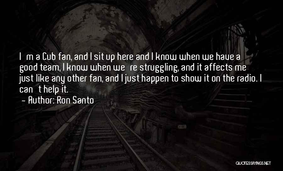 Featured Work Quotes By Ron Santo