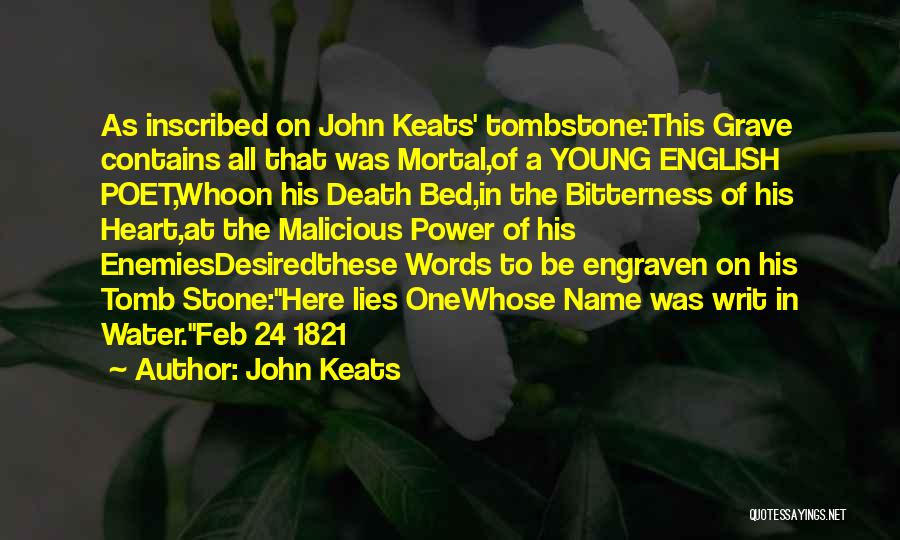 Feb 3 Quotes By John Keats