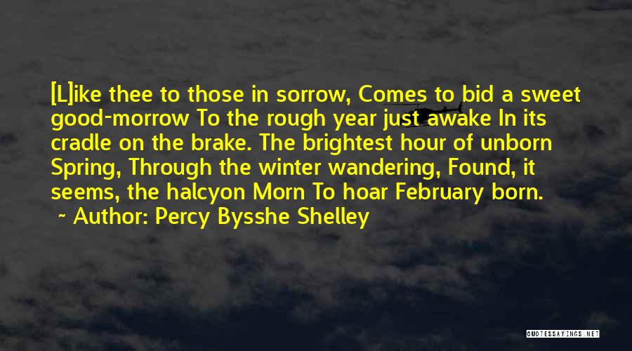 February Born Quotes By Percy Bysshe Shelley