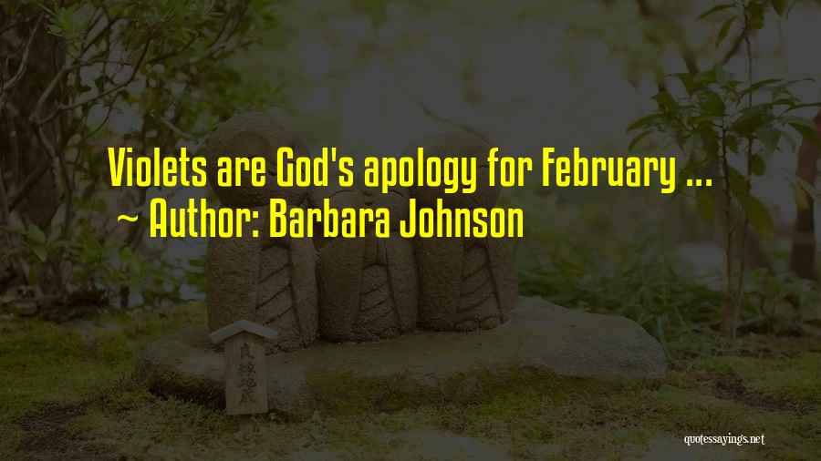 February Quotes By Barbara Johnson