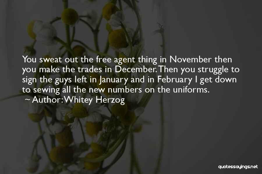 February Quotes By Whitey Herzog