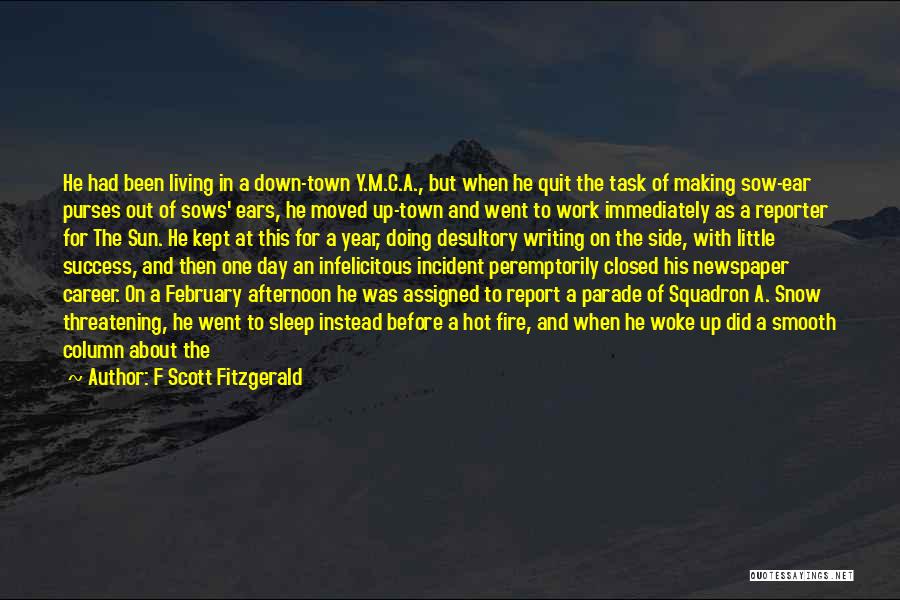 February Snow Quotes By F Scott Fitzgerald