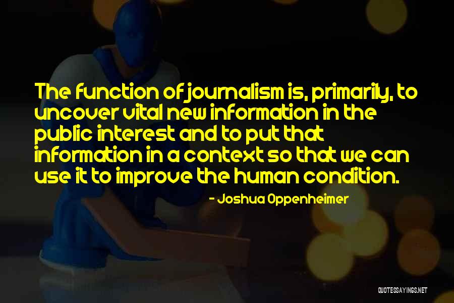 Fechter Joel Quotes By Joshua Oppenheimer Fechter Joel Quotes By Joshua Oppenheimer