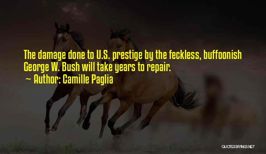 Feckless Quotes By Camille Paglia