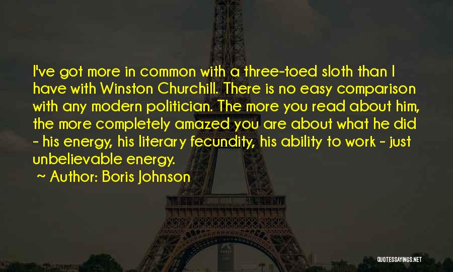 Fecundity Quotes By Boris Johnson