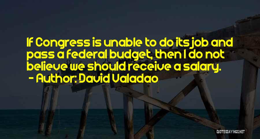 Federal Budget Quotes By David Valadao