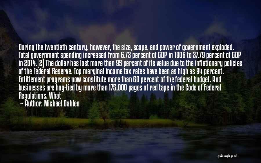 Federal Budget Quotes By Michael Dahlen