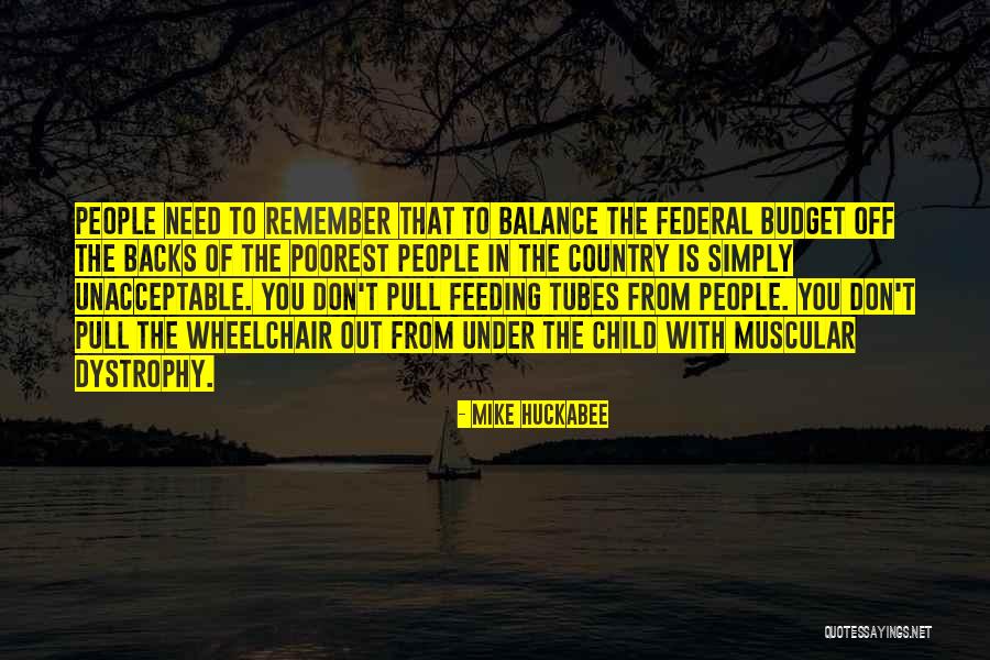 Federal Budget Quotes By Mike Huckabee