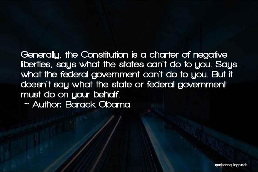 Federal Constitution Quotes By Barack Obama