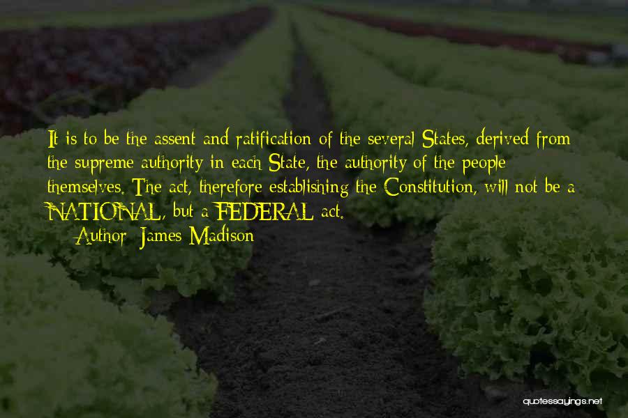 Federal Constitution Quotes By James Madison