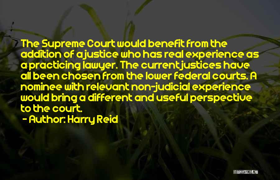 Federal Court Quotes By Harry Reid