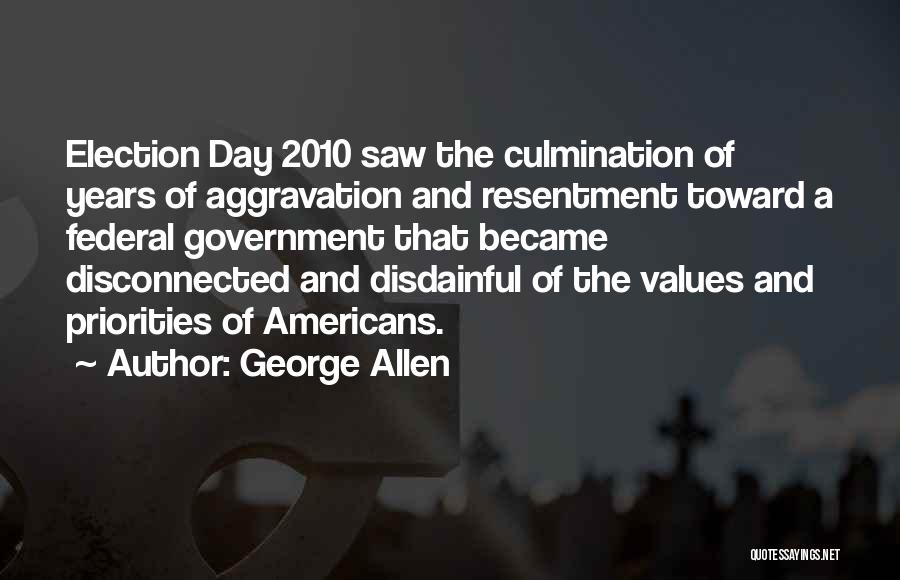 Federal Election Quotes By George Allen