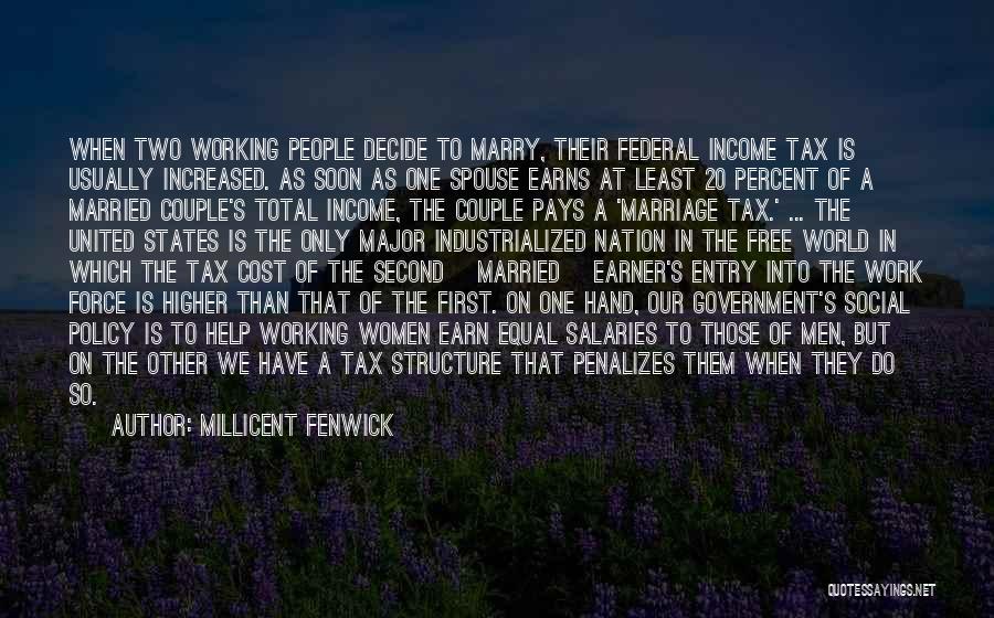 Federal Income Tax Quotes By Millicent Fenwick