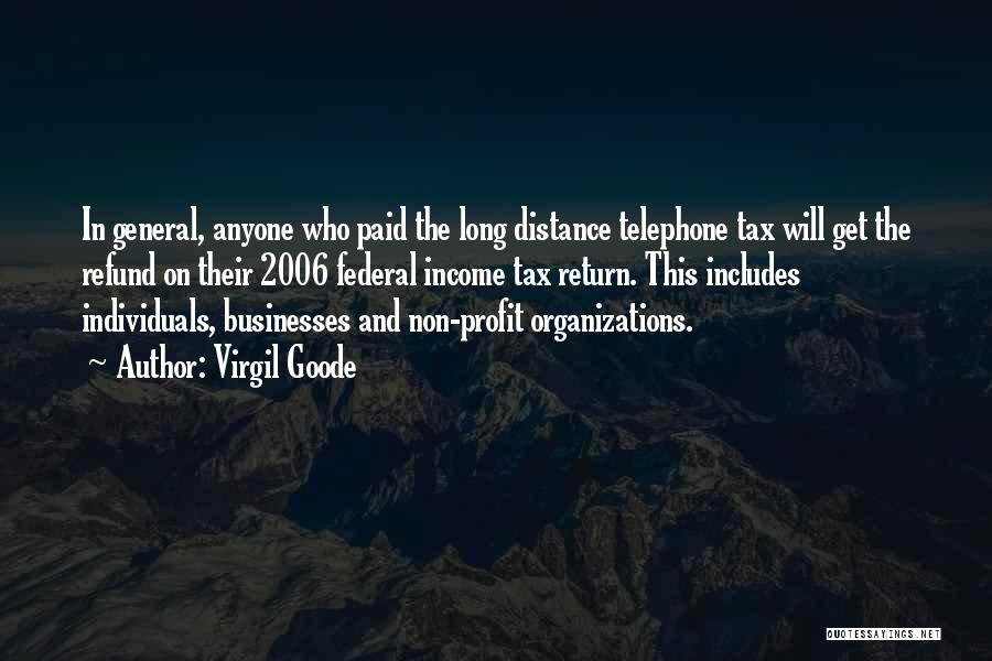 Federal Income Tax Quotes By Virgil Goode