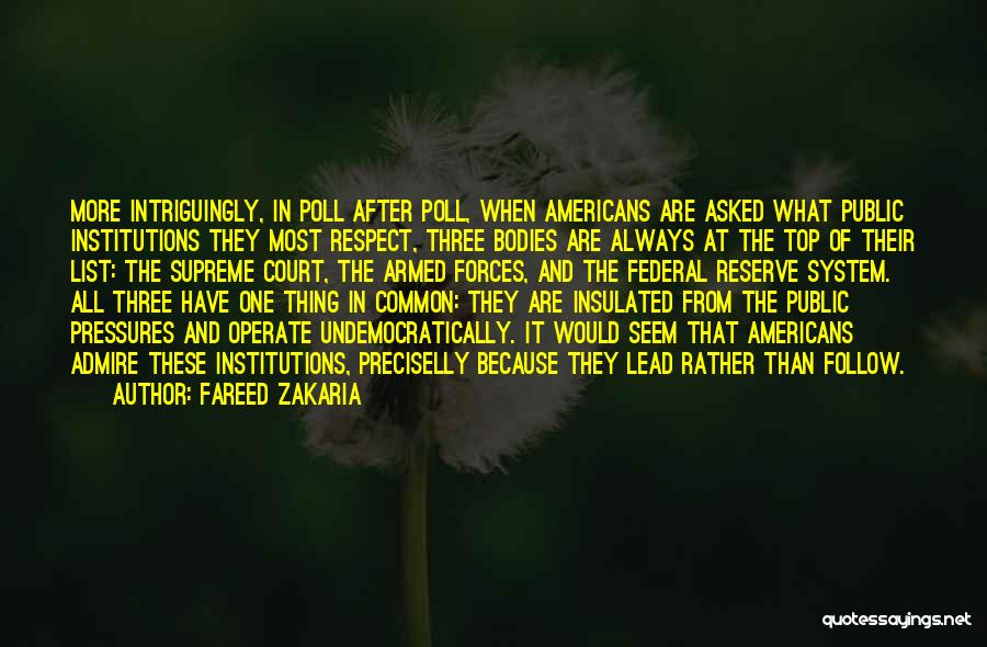 Federal Quotes By Fareed Zakaria