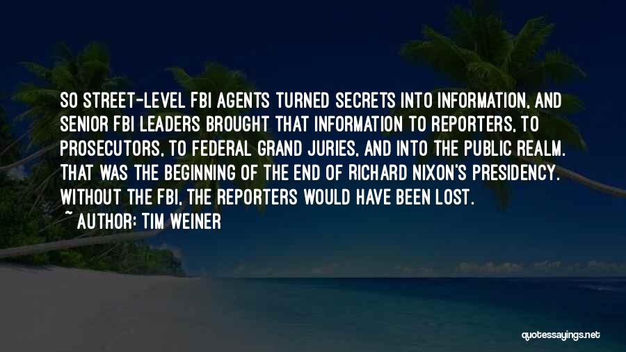 Federal Quotes By Tim Weiner