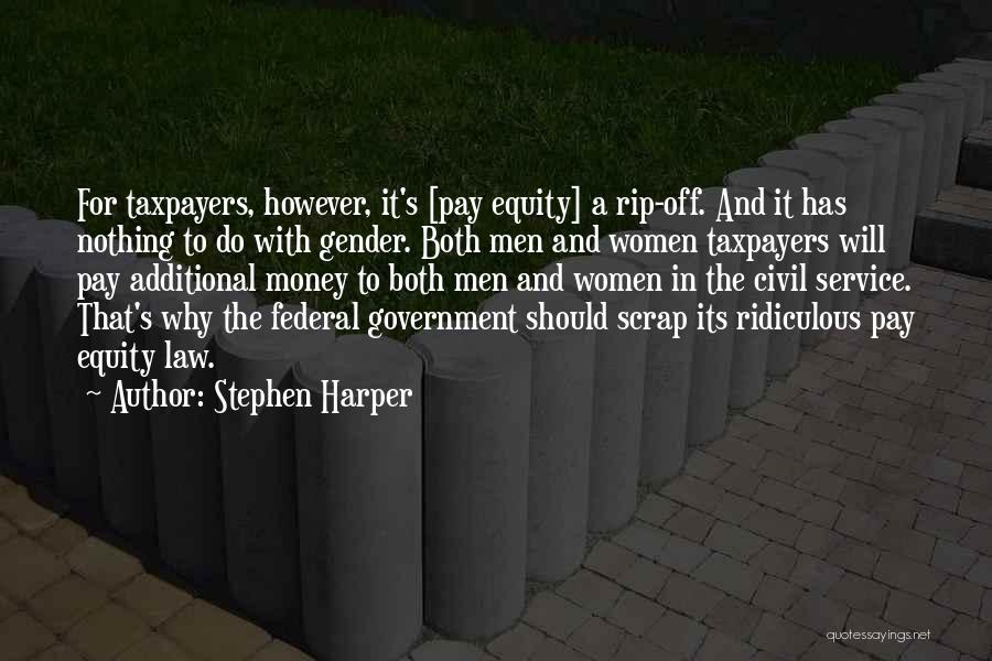 Federal Service Quotes By Stephen Harper
