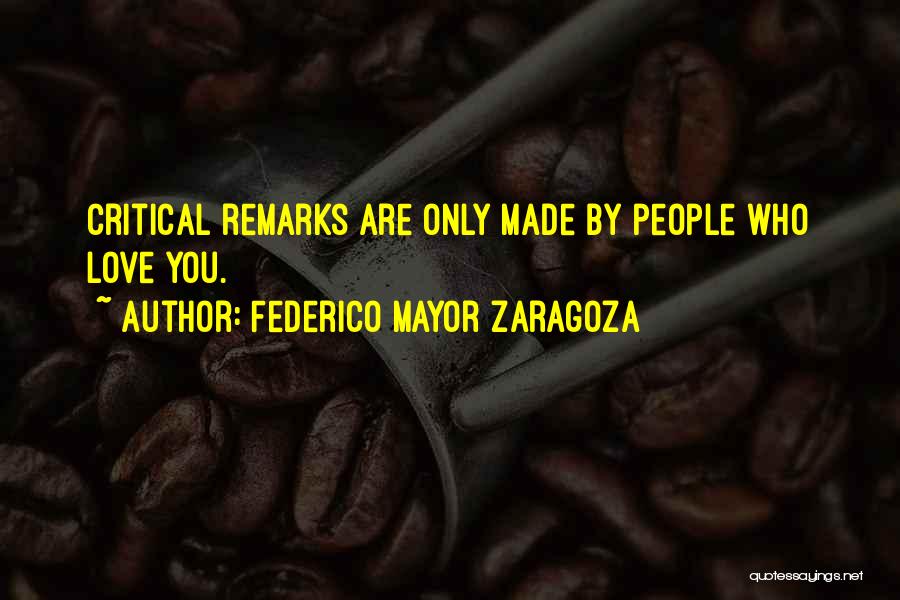 Federico Mayor Zaragoza Quotes 481412