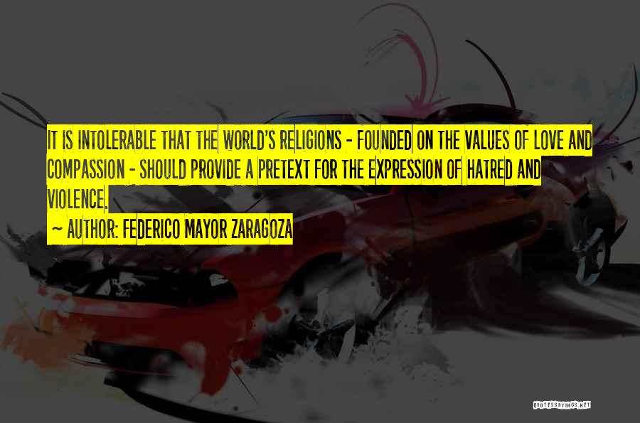 Federico Mayor Zaragoza Quotes 510294