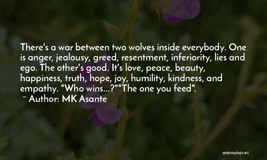 Feed Ego Quotes By MK Asante