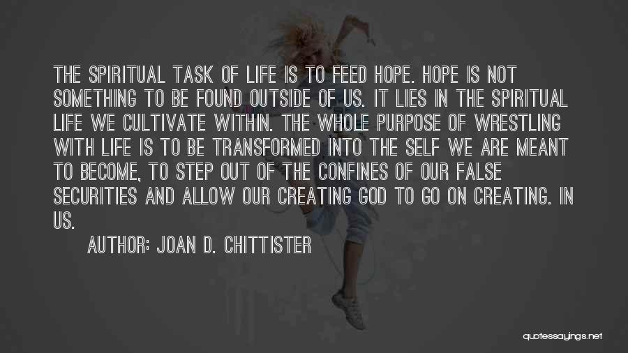 Feed Me Lies Quotes By Joan D. Chittister