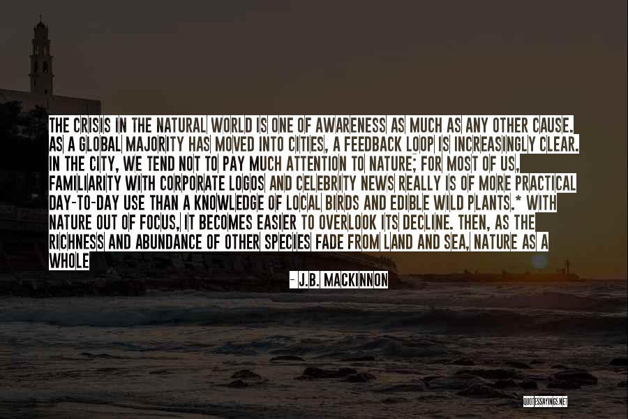 Feedback As Quotes By J.B. MacKinnon Feedback As Quotes By J.B. MacKinnon