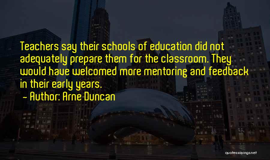 Feedback In Education Quotes By Arne Duncan