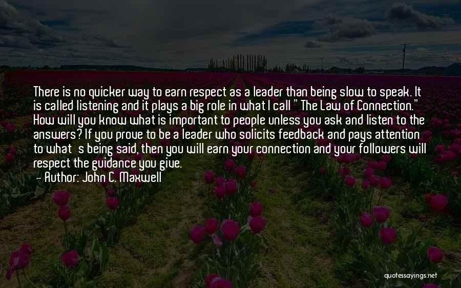 Feedback Quotes By John C. Maxwell