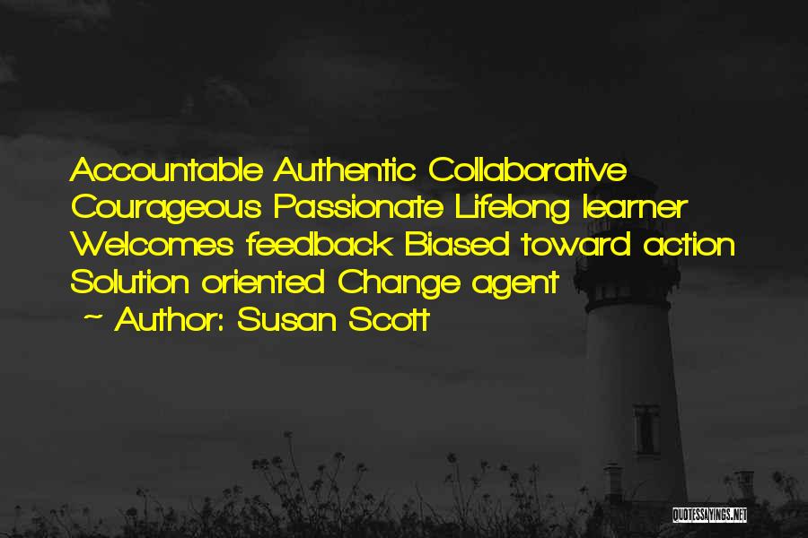 Feedback Quotes By Susan Scott