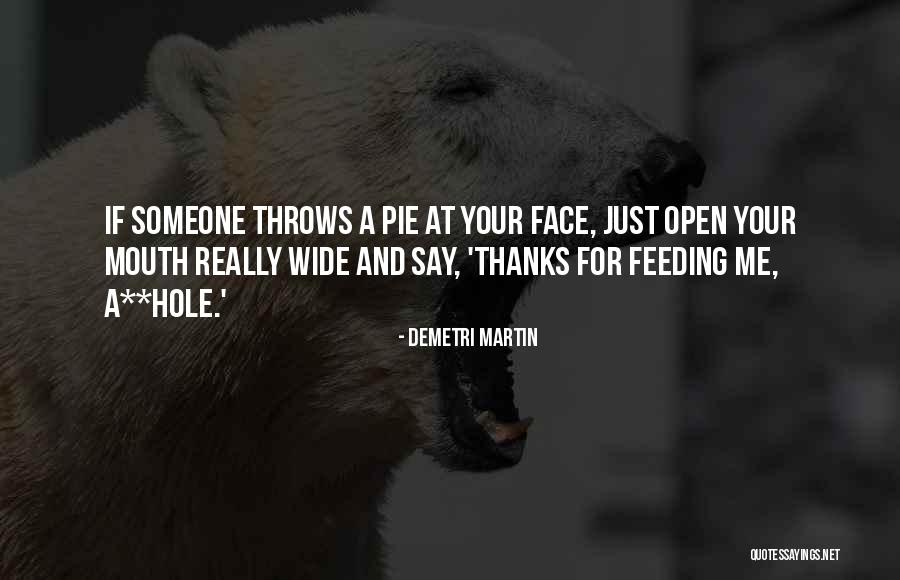 Feeding Others Quotes By Demetri Martin