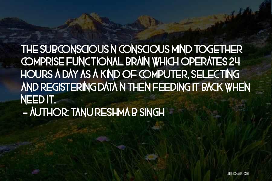 Feeding The Brain Quotes By Tanu Reshma B Singh