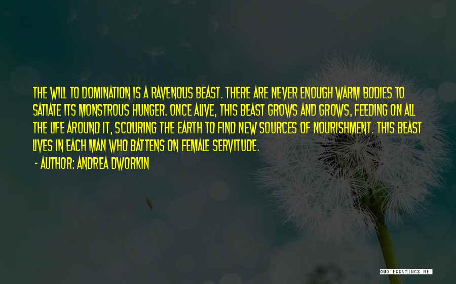 Feeding Your Man Quotes By Andrea Dworkin