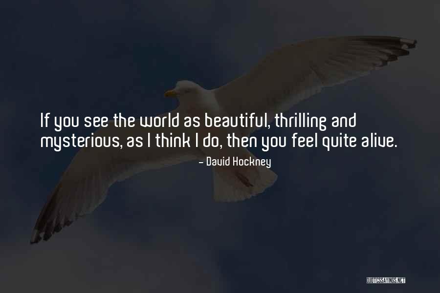 Feel Beautiful Quotes By David Hockney Feel Beautiful Quotes By David Hockney