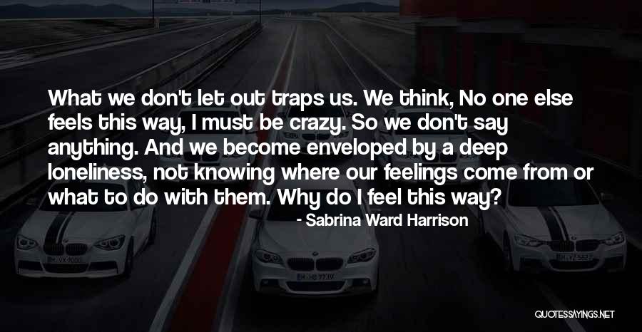 Feel Crazy Quotes By Sabrina Ward Harrison Feel Crazy Quotes By Sabrina Ward Harrison