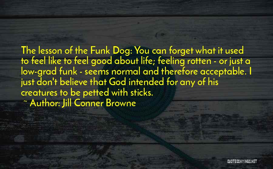 Feel Good Dog Quotes By Jill Conner Browne